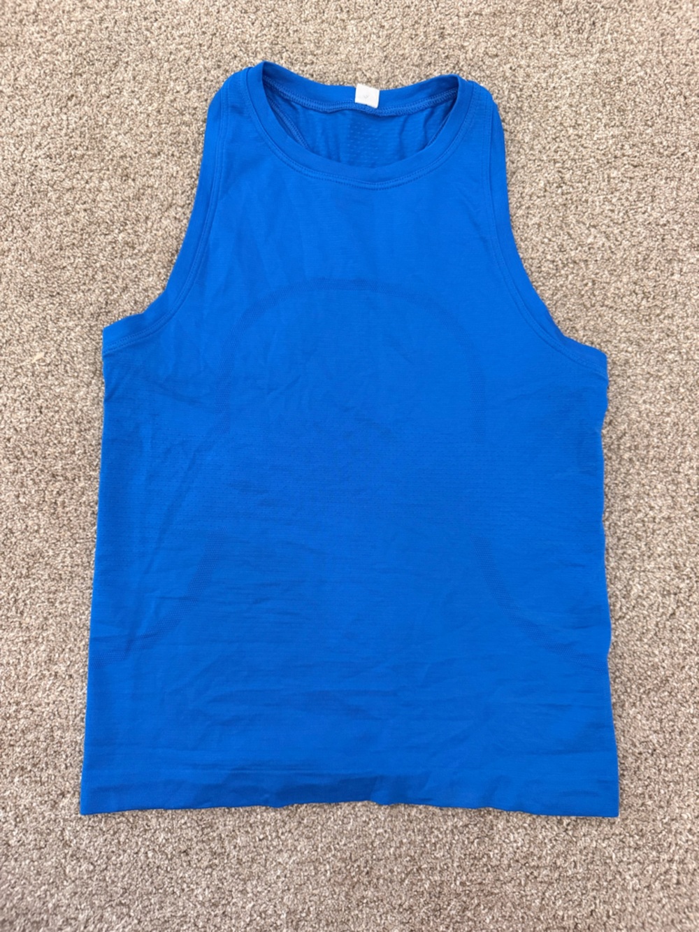 Lululemon swiftly tech tank Sz 2 Bright Blue
